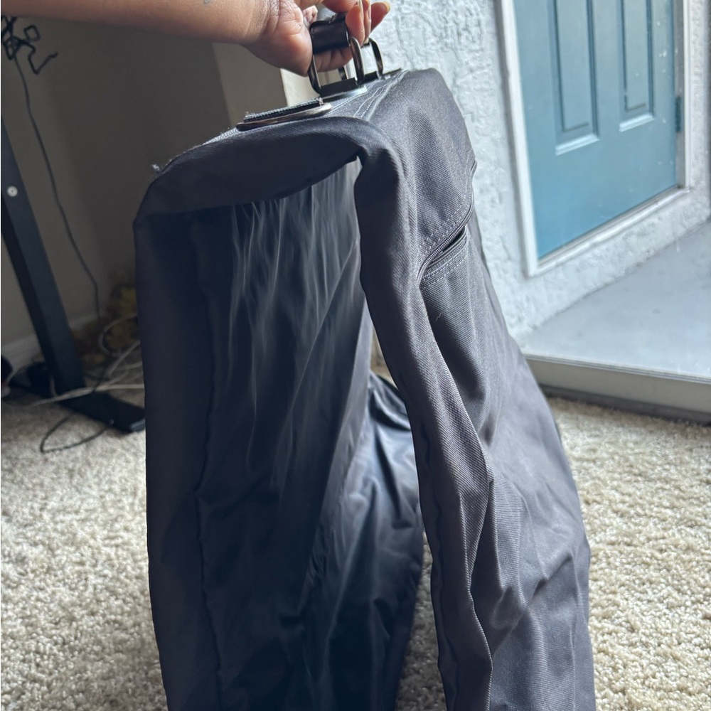 Rome Collection Black Suit Garment Travel Bag with Compartments - Picture 3 of 6